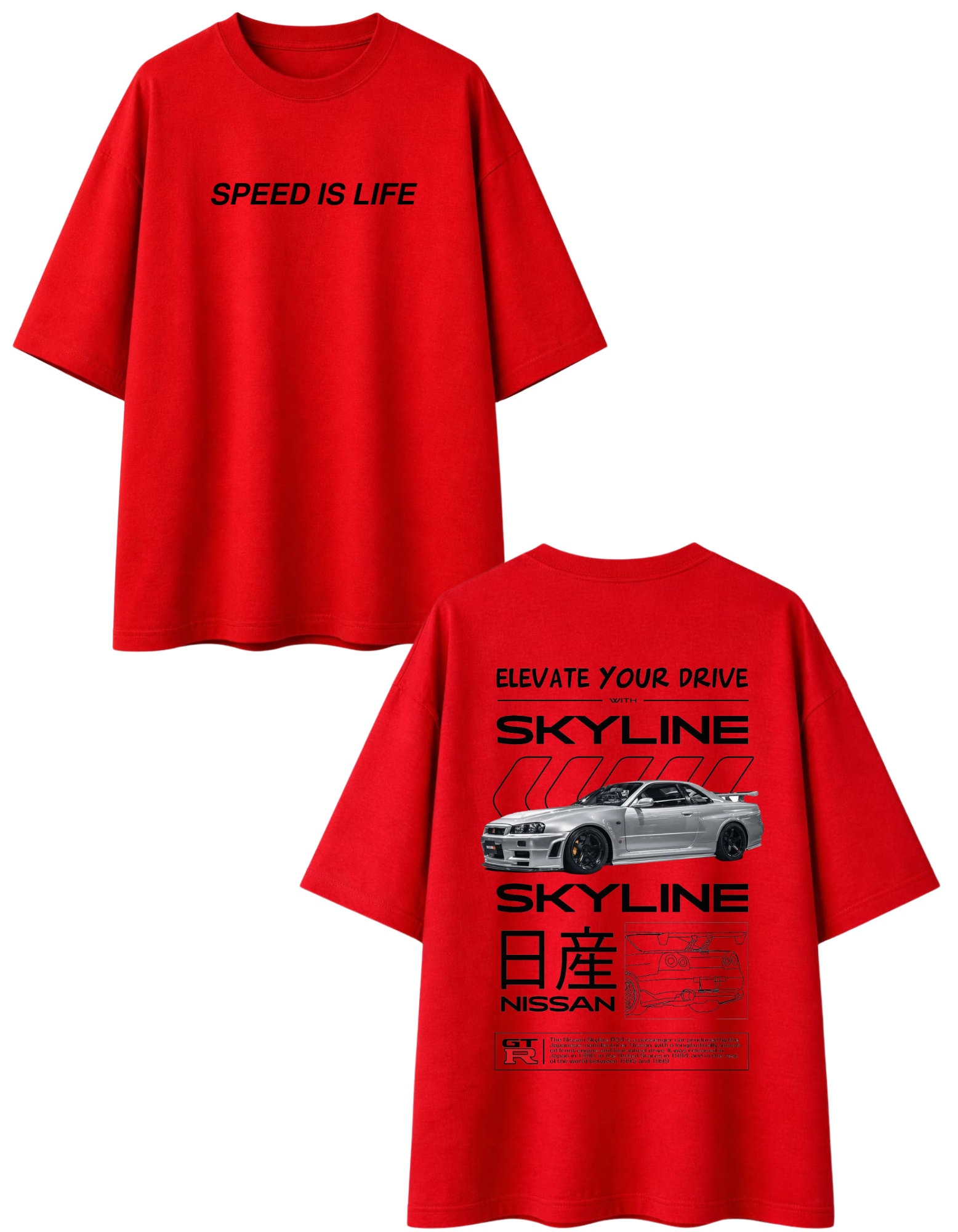 Premium Designer Cotton Terry Over-Sized T-Shirt