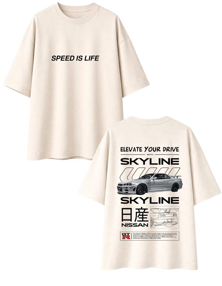 Premium Designer Cotton Terry Over-Sized T-Shirt
