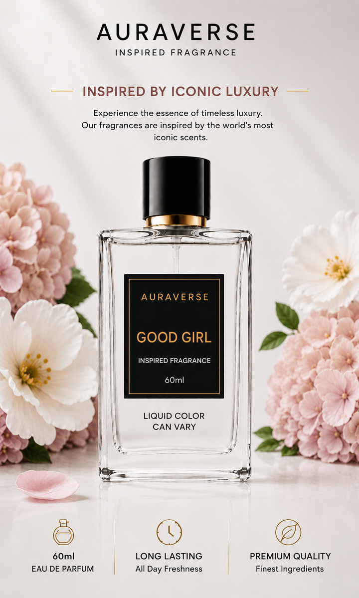 Auraverse Inspired Fragrance – Good Girl (60ml)