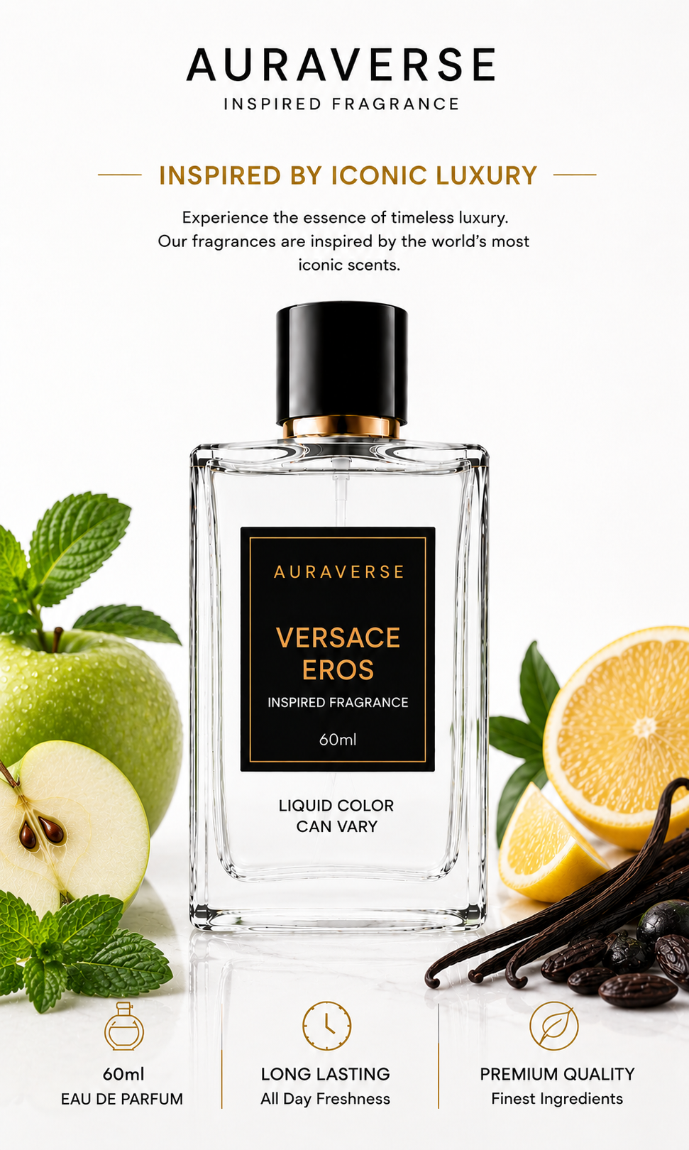 Auraverse Inspired Fragrance – Versace Eros (60ml)