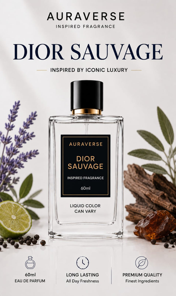 Auraverse Inspired Fragrance – Dior Sauvage (60ml)